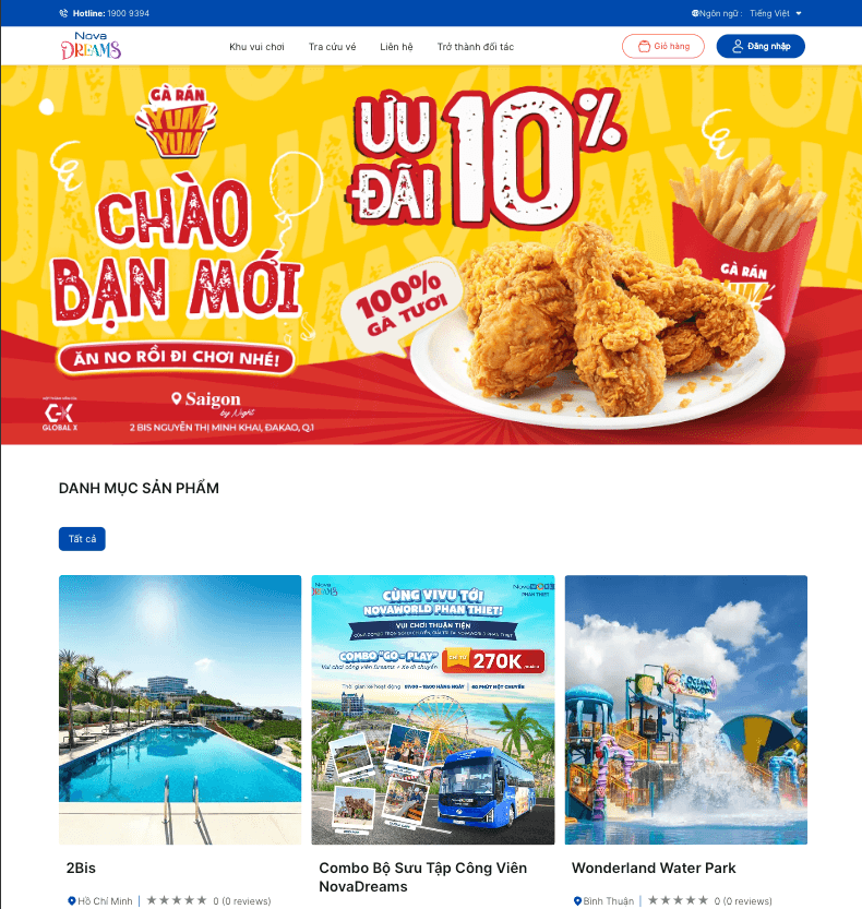 Novadreams Tickets